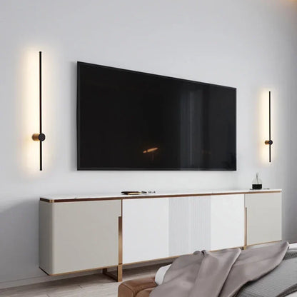 Modern LED Longer Wall Lamp Living Room Bedroom Bedside Home Decor Bathroom Lamp Stair Minimalist Design Light Fixture Luminaria