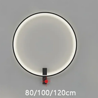 Modern Simple Ring Round LED Wall Lamp Home Designer Decor Circle Nordic Lustres Living Room Bedroom Holiday Sconce Lighting