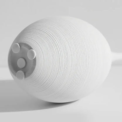Zen Vase Art: Minimalist Handmade Ceramic in Black & White for Home Decor