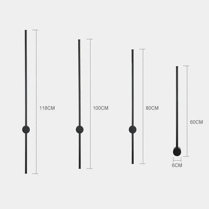 Modern LED Longer Wall Lamp Living Room Bedroom Bedside Home Decor Bathroom Lamp Stair Minimalist Design Light Fixture Luminaria